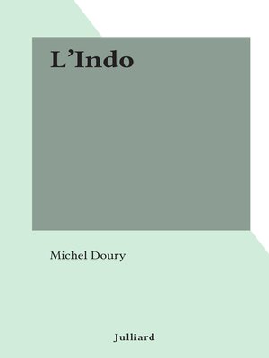 cover image of L'Indo